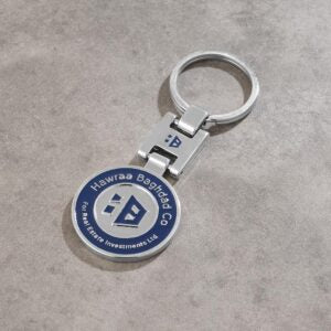 500 llaveros de piel sintética personalizables con impresión de logotipo a todo color