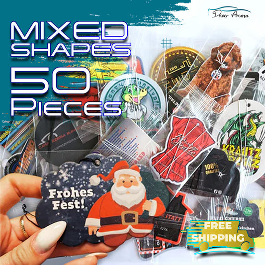 Sample Box with Ready Mixed Shapes, Fragrances, and Cutting Types - 50 Pieces - FREE SHIPPING